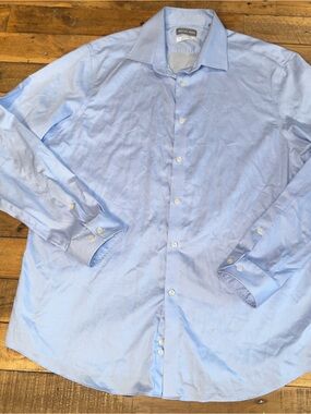 Michael Kors Light Blue Men's Dress Shirt